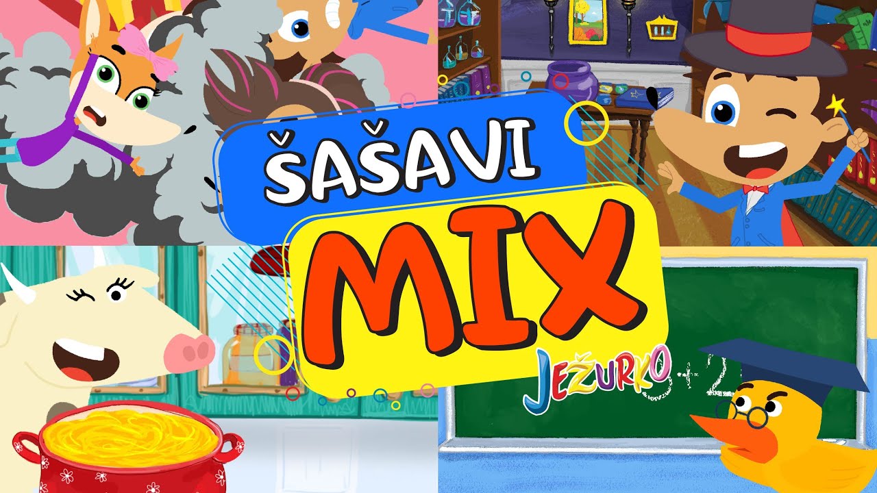 ŠAŠAVI MIX // PESMICE ZA DECU // DJECIJE PJESMICE // @Jezurko //