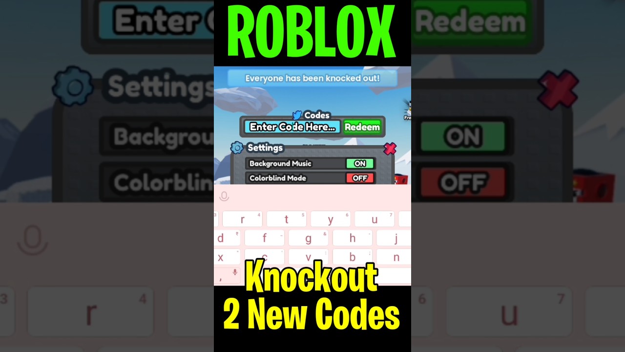 ✅All New Codes in Knockout Roblox