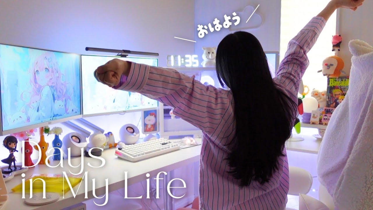 vlog／すっきり片付けてゲームでまったり｜春の休日｜無印,UNIQLO購入品