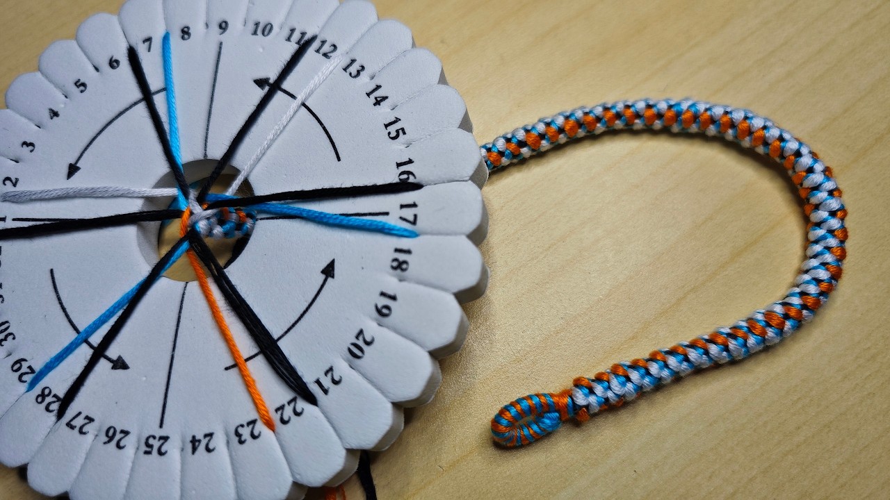 Kumihimo Tutorial... Very Hard Braiding