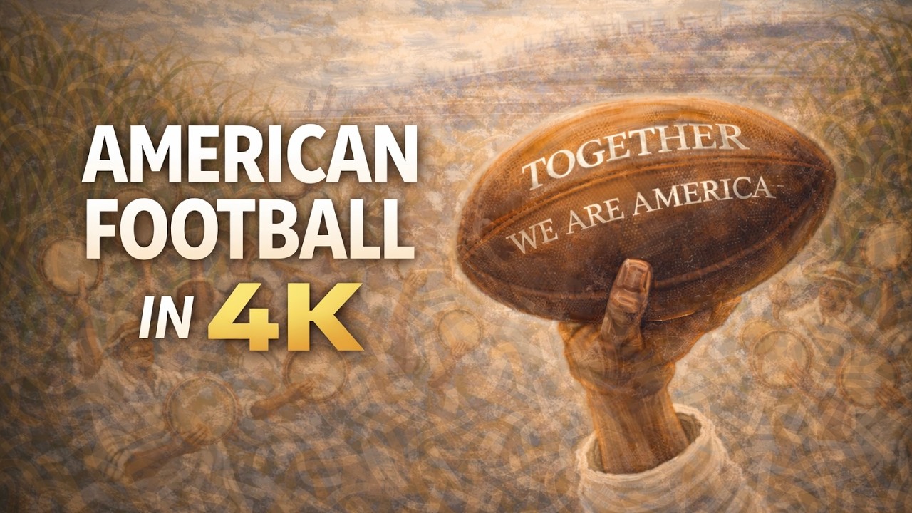 Together We Are America | American Football Art in 4K Ultra HD