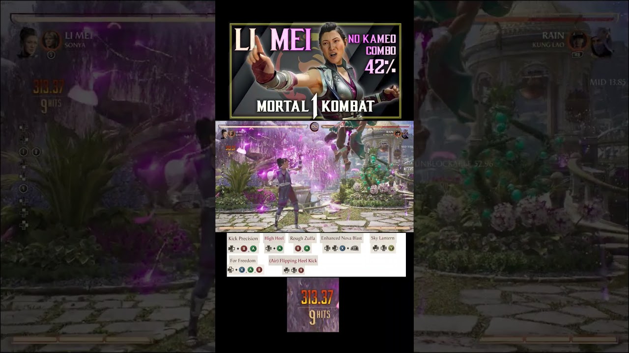 Mk1 Li Mei 42% combo #gaming #mortalkombat1 #mk1 #mk1combo #mk1limeicombo #thtstragic