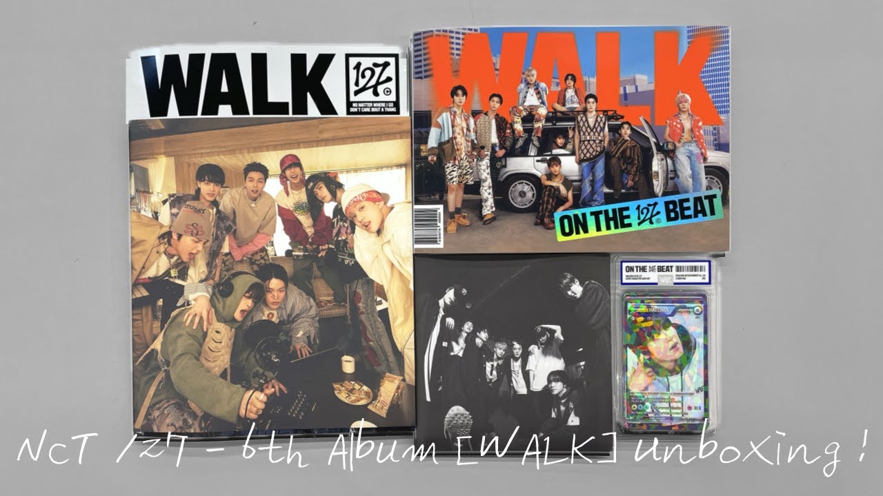 NCT 127 - 6th Album [WALK] Unboxing !