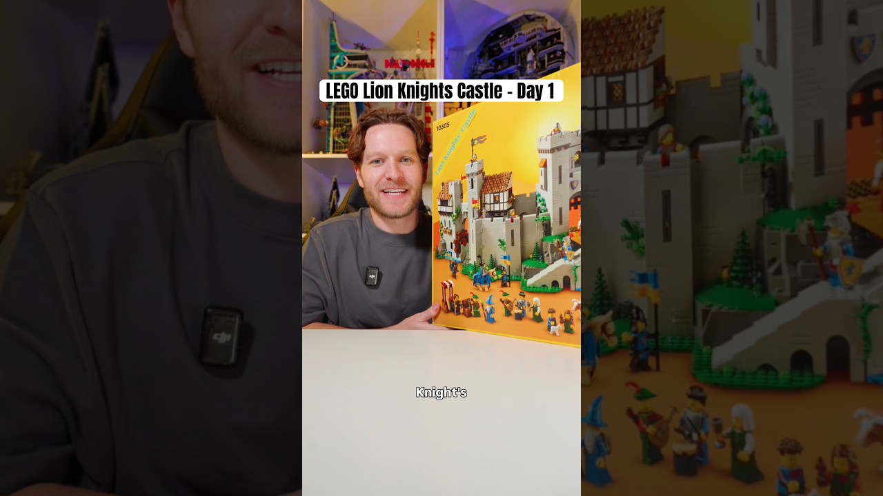 Давайте построим замок Львиных Рыцарей из LEGO! #LEGO #legocastle #lionknightscastle