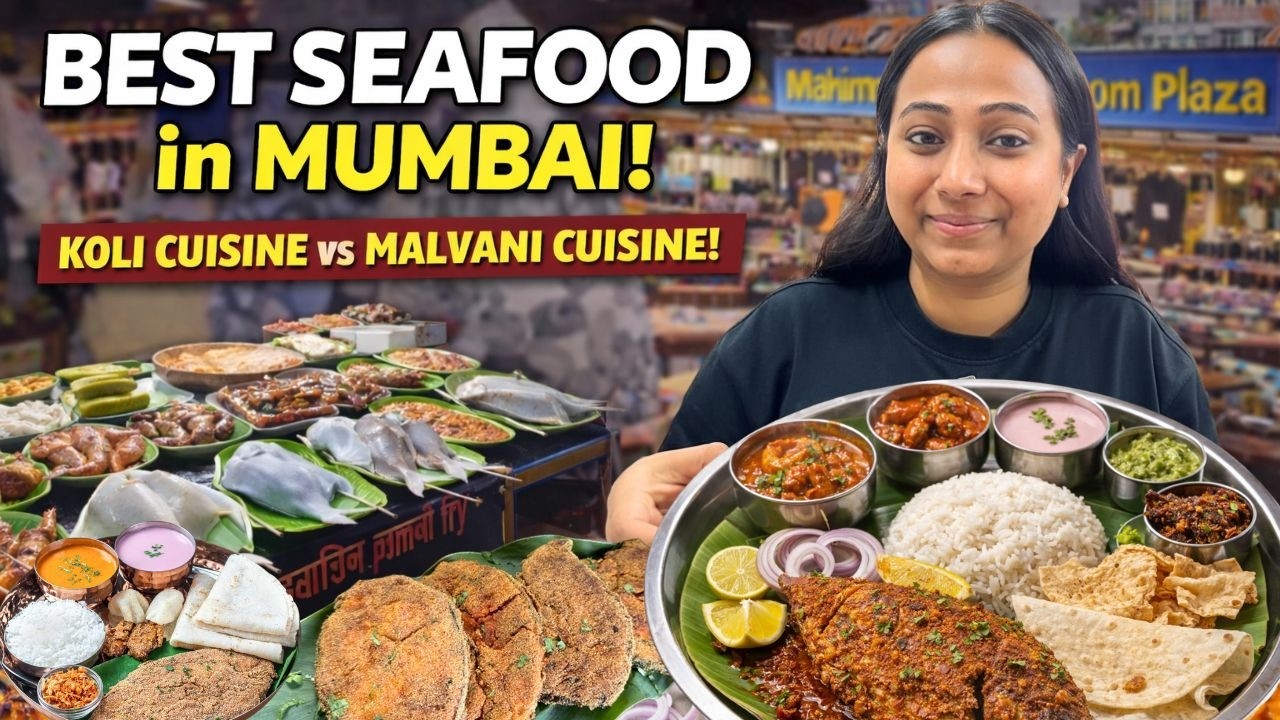 Best Seafood in Mumbai 🇮🇳 | Mahim Koli Seafood Plaza vs Malvani Thali