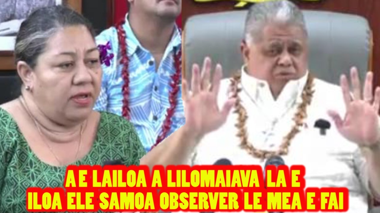 Fesili ma Tali -Afioga ile Palemia Laaulialemalietoa ma Tusitala Aso Lulu 18 Mati