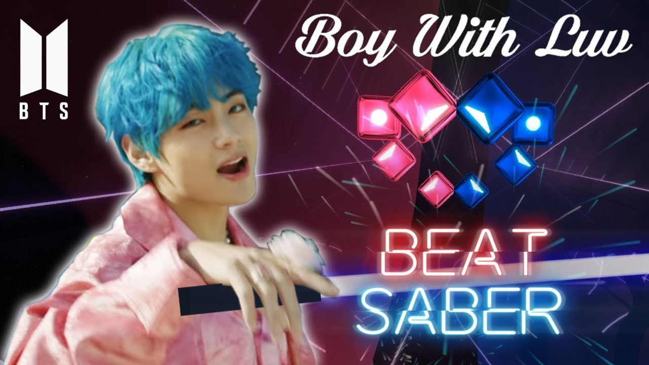 Boy With Luv - BTS feat. Halsey (Expert+) Beat Saber custom song