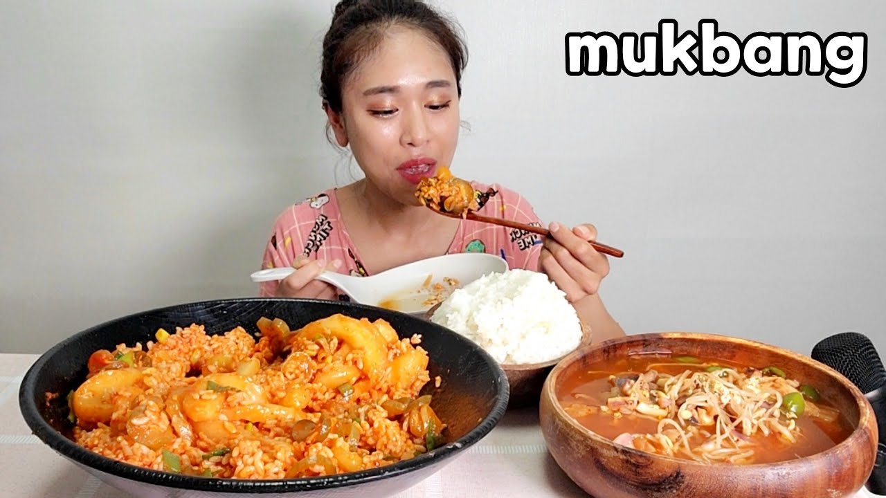 한식먹방:)노각무침+오이지 비빔밥,콩나물 국밥 먹방 Korean Food Spicy Bibimbap Mukbang eating show