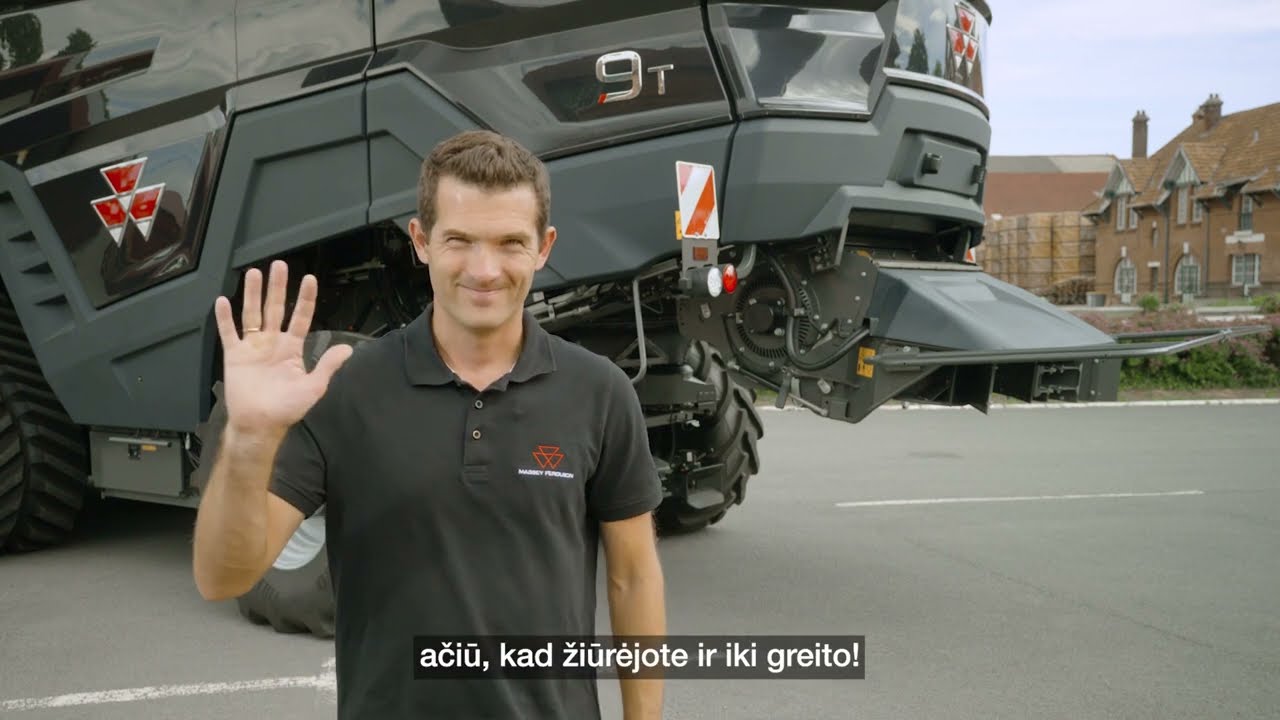 MF IDEAL Grūdų bunkeris ir šiaudų bei pelų tvarkymas