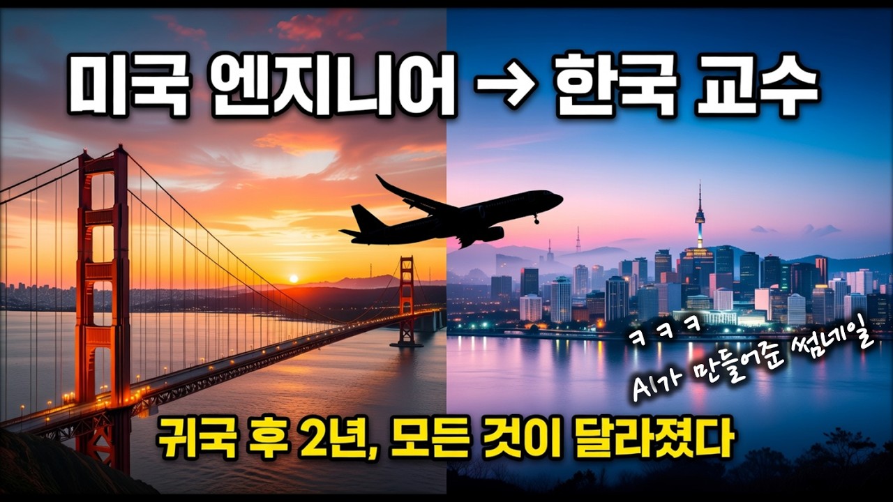 미국 엔지니어에서 한국 교수로, 귀국 후 2년 근황토크 (ft. 와이프)