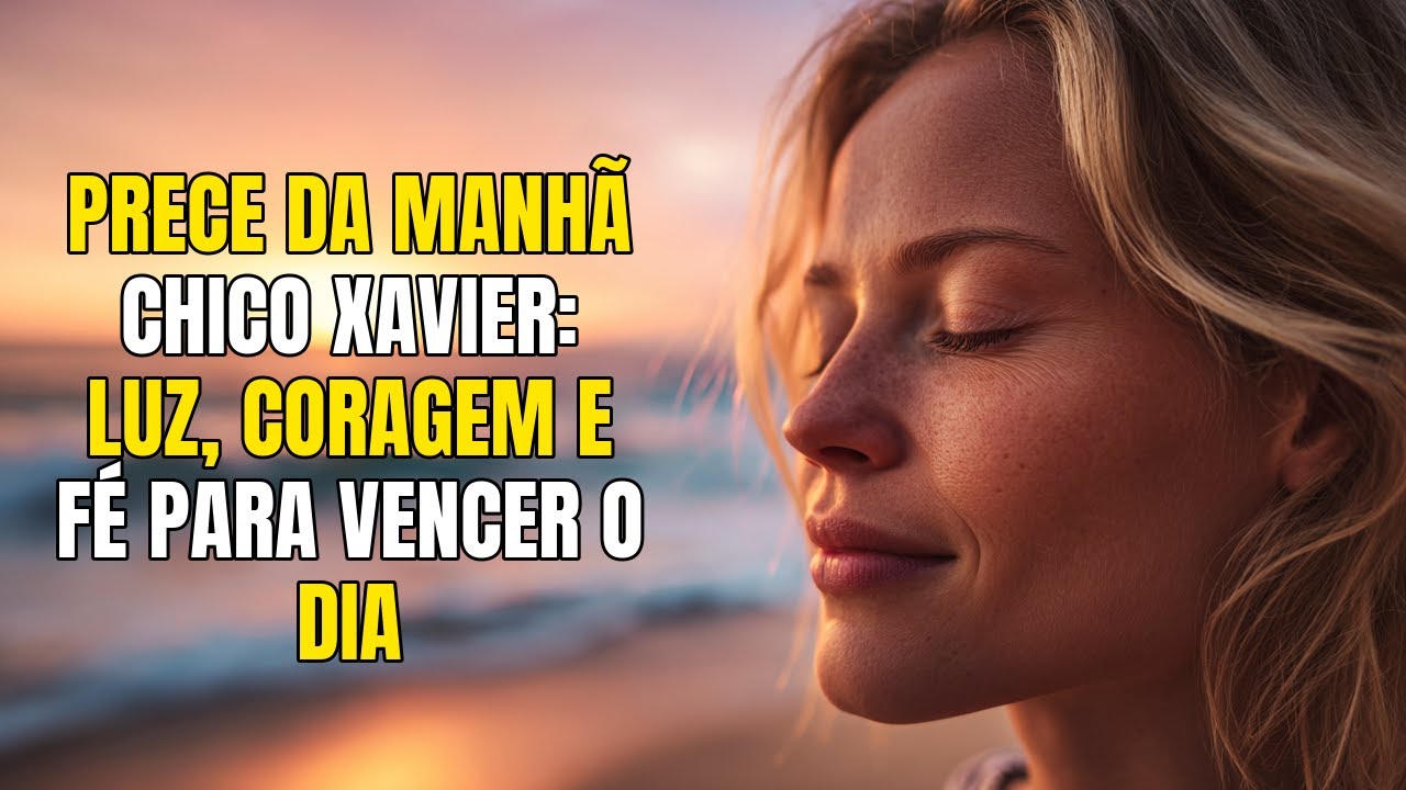 Prece da Manhã Chico Xavier: Luz, Coragem e Fé Para Vencer o Dia