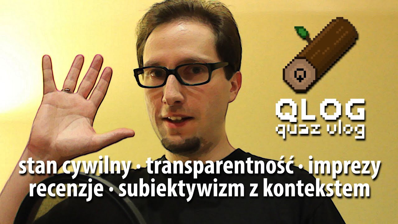 Stan cywilny, transparentność, imprezy o grach, subiektywizm, plany [qlog]