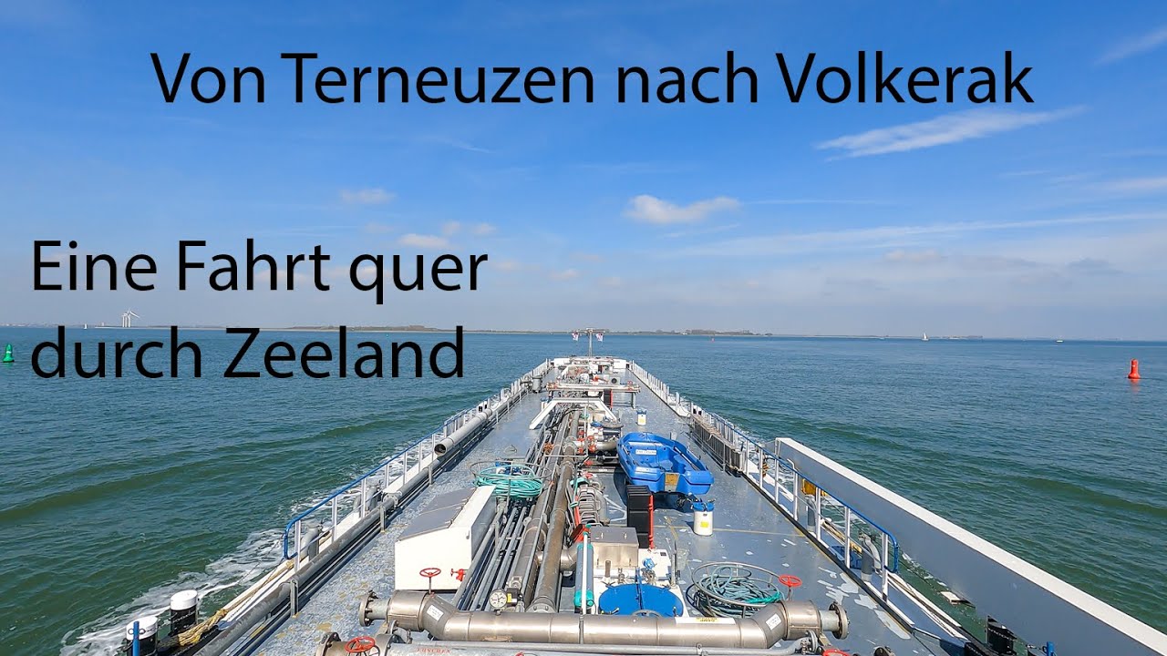 Von Terneuzen NL nach Volkerak NL  // Timelapse
