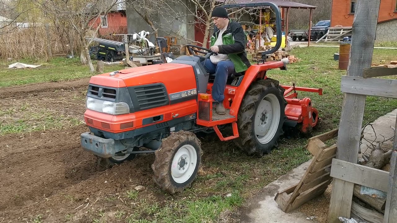 Kubota gl 240, first experience, первое фрезерование