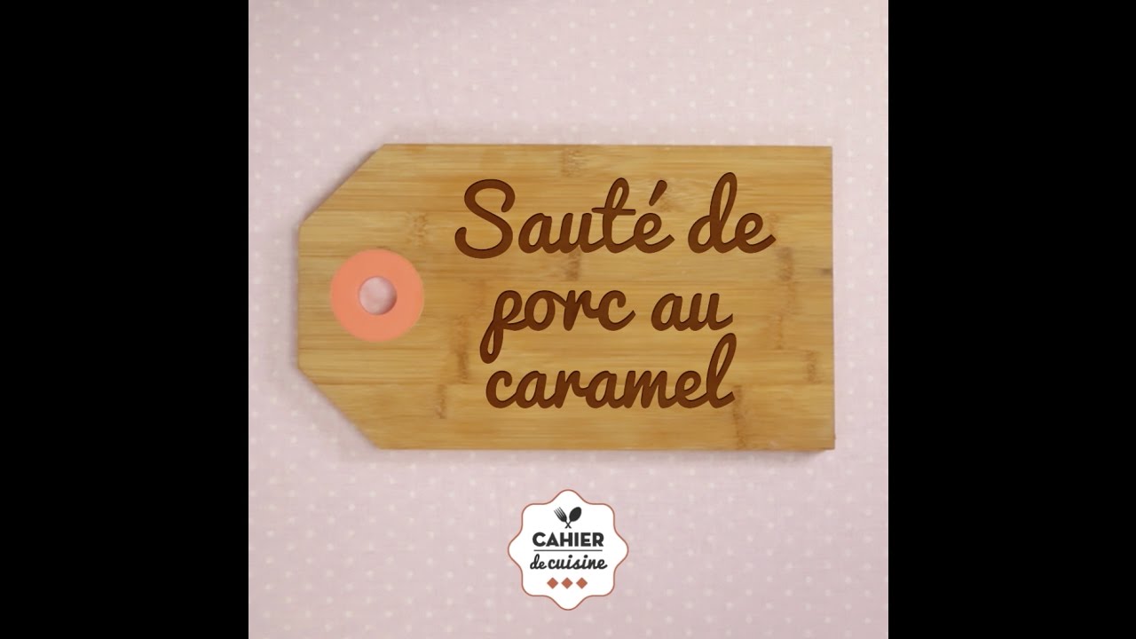 Saut&eacute; de porc au caramel