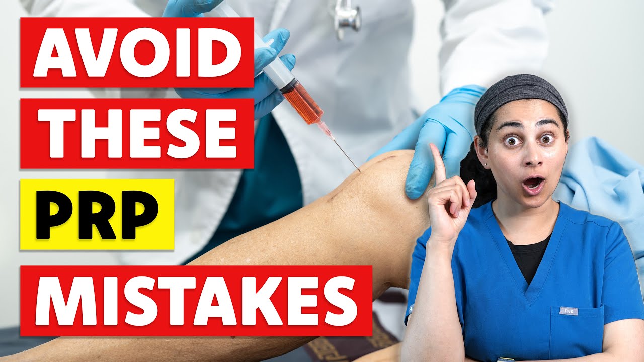 STOP Doing This After Your PRP Injection! (Doctor Explains)