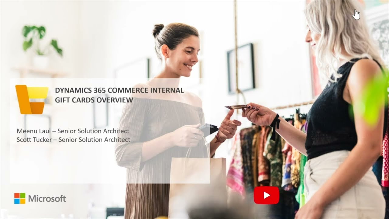 D365 Commerce Internal Gift Cards - TechTalk