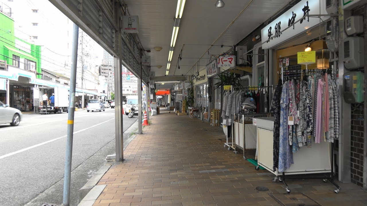 神戸市 宇治川商店街を4K動画で歩き撮り(2018年)