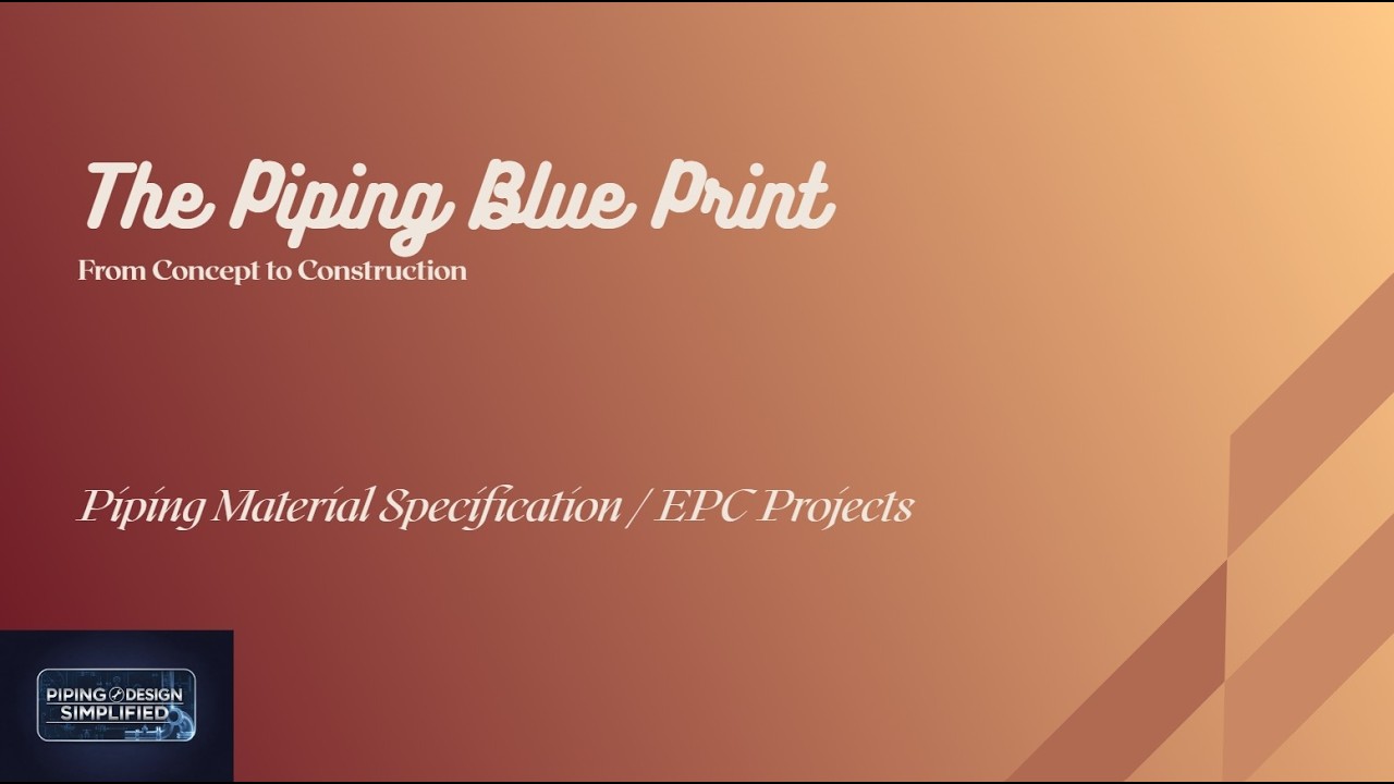 Piping Material Specification / EPC Projects