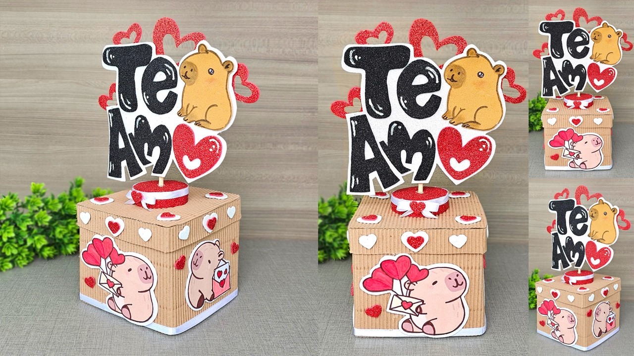 14 DE FEBRERO - MANUALIDADES SAN VALENTÍN - Crafts for Valentine's Day - molde #1178