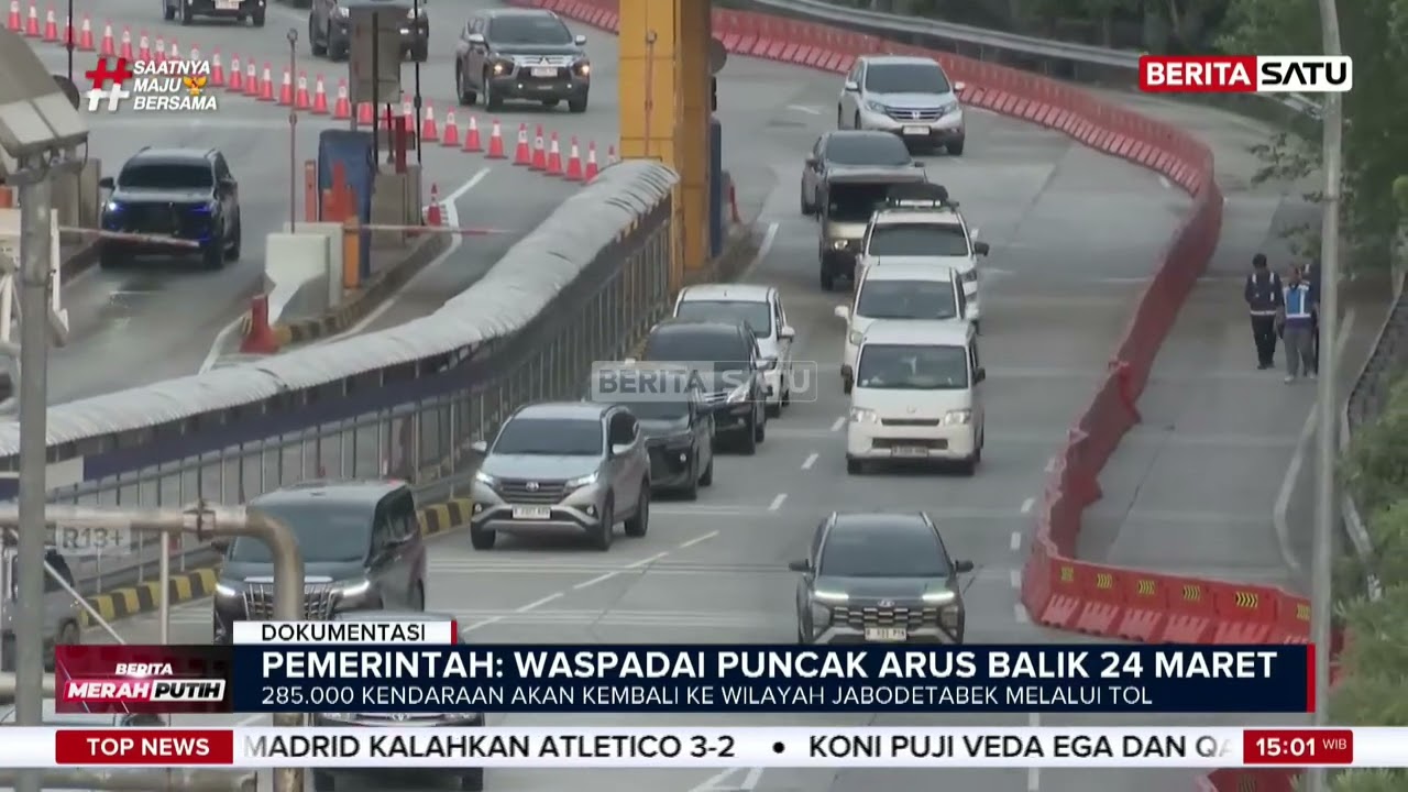 Puncak Arus Mudik 24 Maret 2026: Kepadatan di Stasiun, Jalan Tol, Hingga Jalur Pantura #Beritasatu