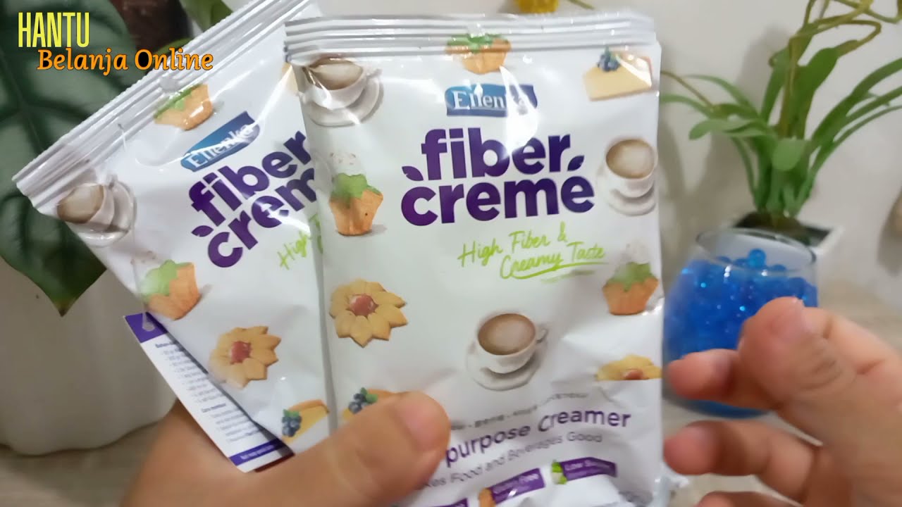 Unboxing Fiber Creme Pengganti Santan dan Susu