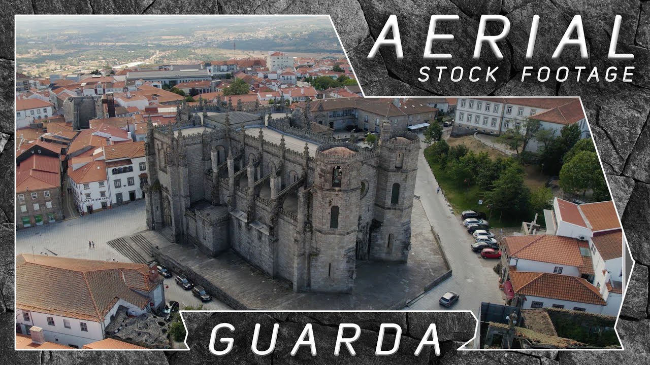 Guarda ● Portugal 🇵🇹 | 4K Aerial Drone Stock Footage