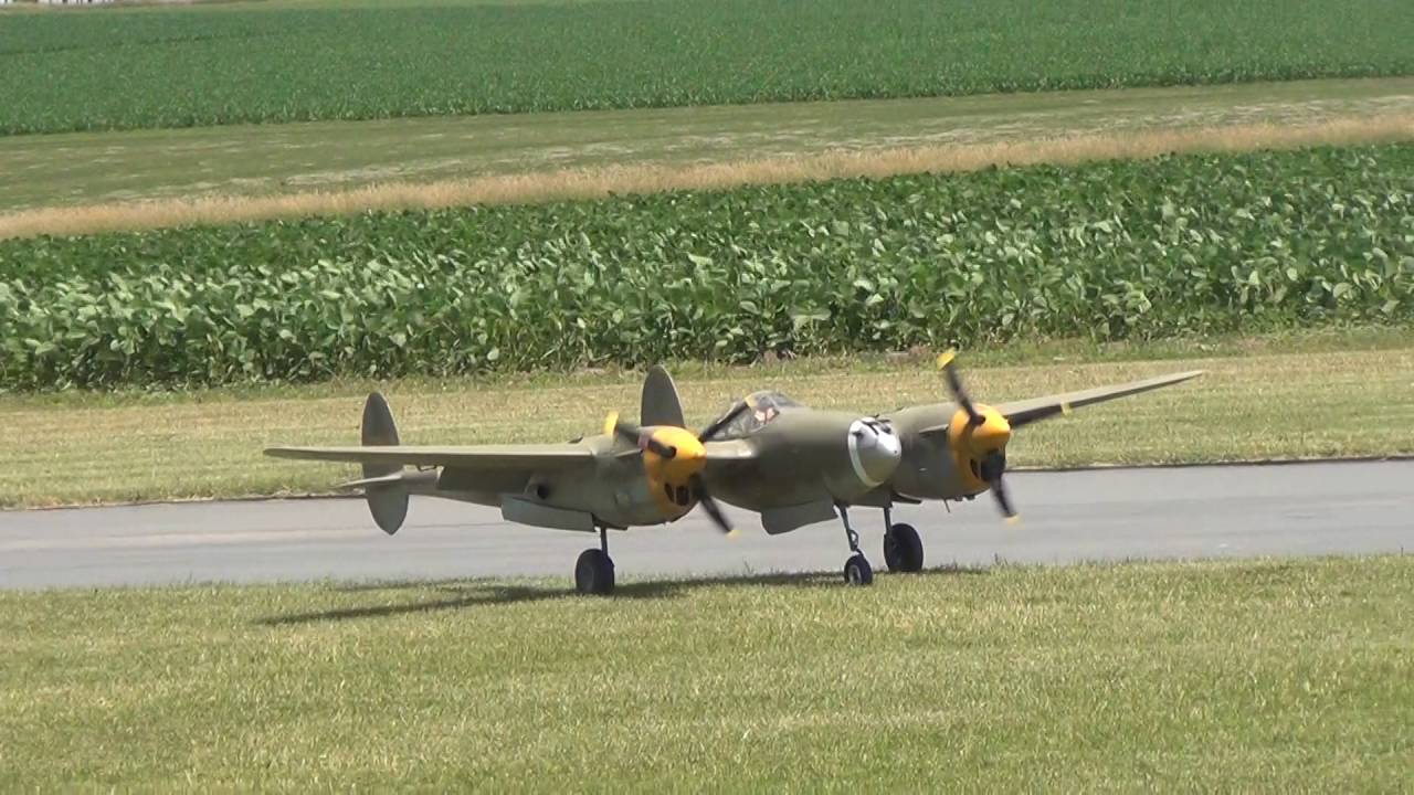 Ziroli P-38 Lightning - maiden flight