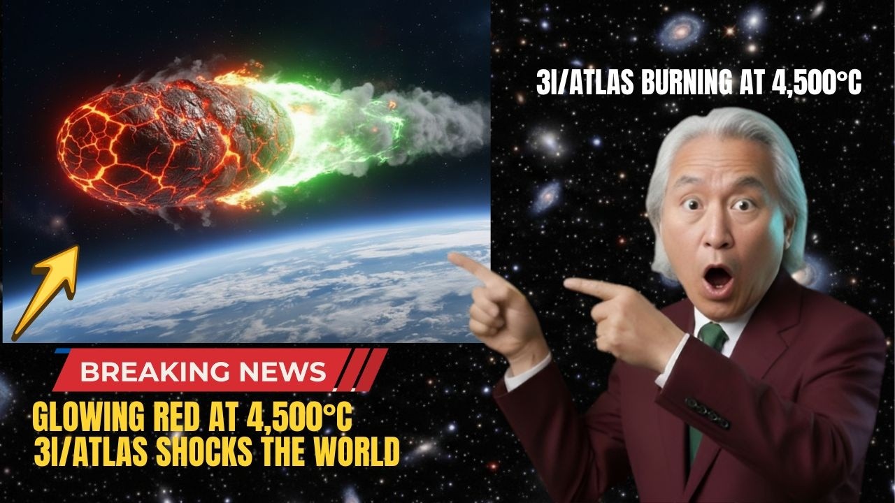 3I/ATLAS at 4,500°C — The Day Space Turned Red | Michio Kaku Explains