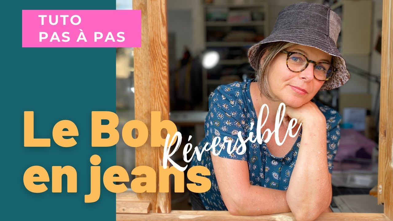 Coudre un Bob  réversible (bucket hat)