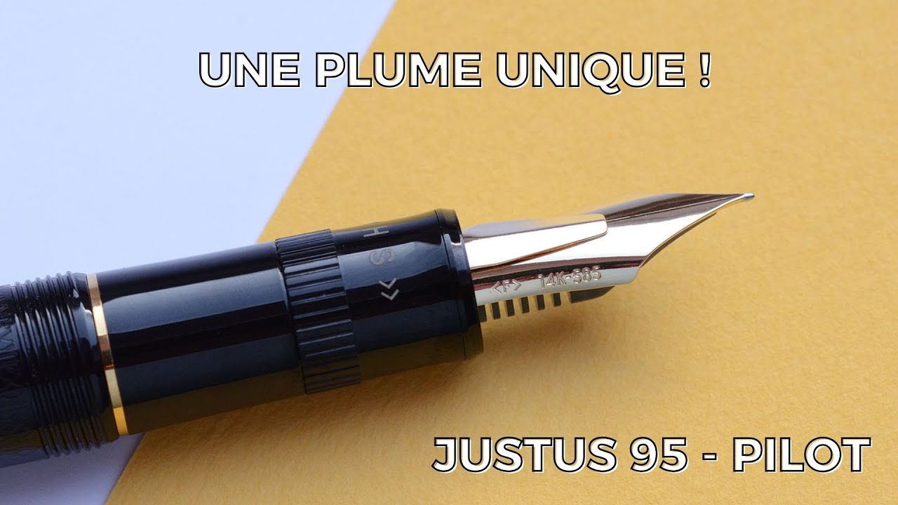 Une plume unique avec le stylo-plume Justus de Pilot !