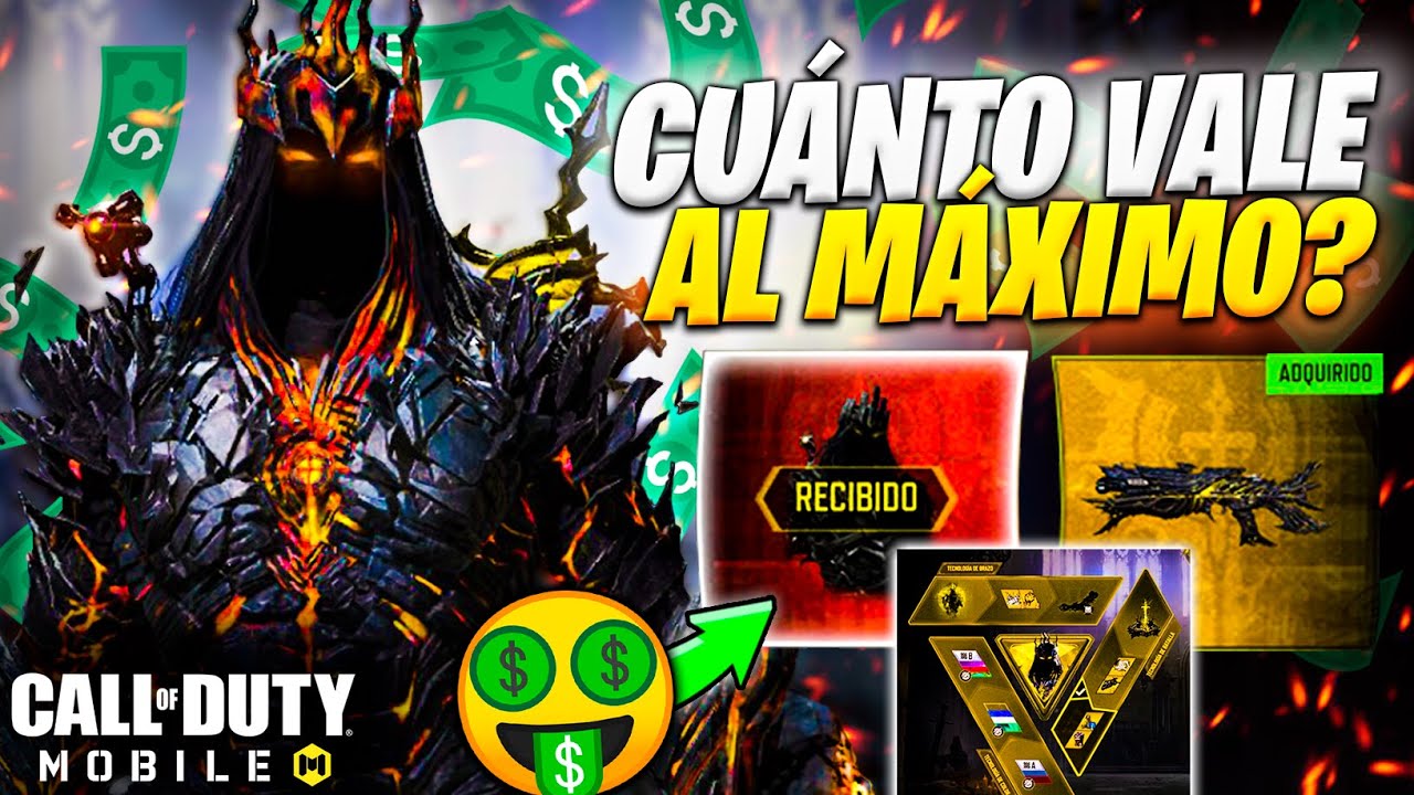 CUÁNTO CUESTA? GIRAMOS y MEJORAMOS al MÁXIMO el TEMPLARIO MITICO de COD MOBILE | Lobo Jz