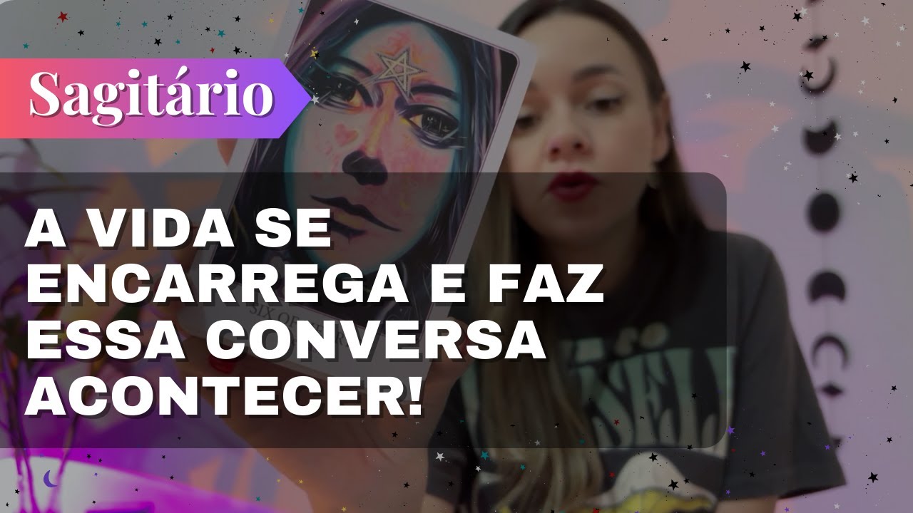 SAGITÁRIO✨A VIDA SE ENCARREGA E FAZ ESSA CONVERSA ACONTECER🔥MUITAS COISAS VÃO MUDAR A PARTIR DISSO!