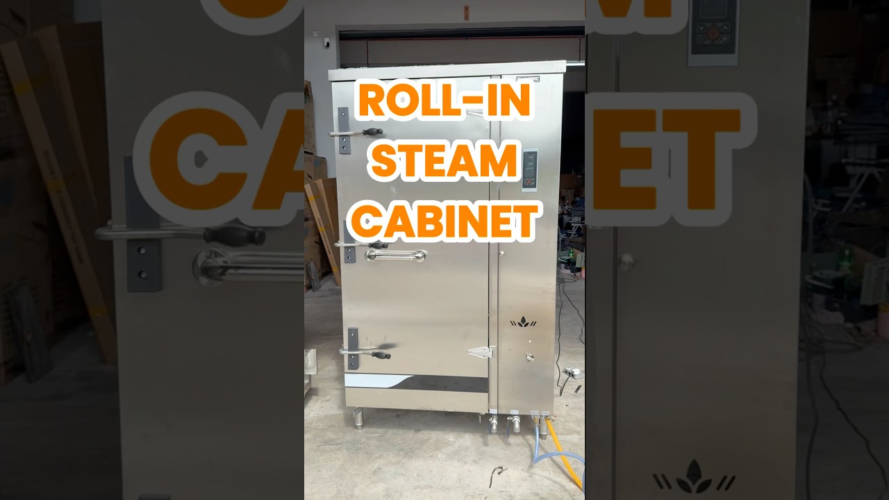 Roll-In Steam Cabinet with Mobile Trolley #Kitchen #Equipment #Food #Machinery #Sunsteel