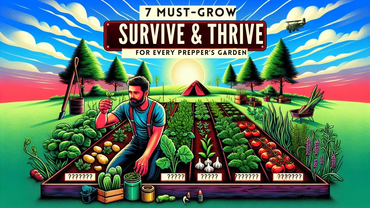 7 Must-Grow Survival Plants for Every Prepper's Garden 🌱