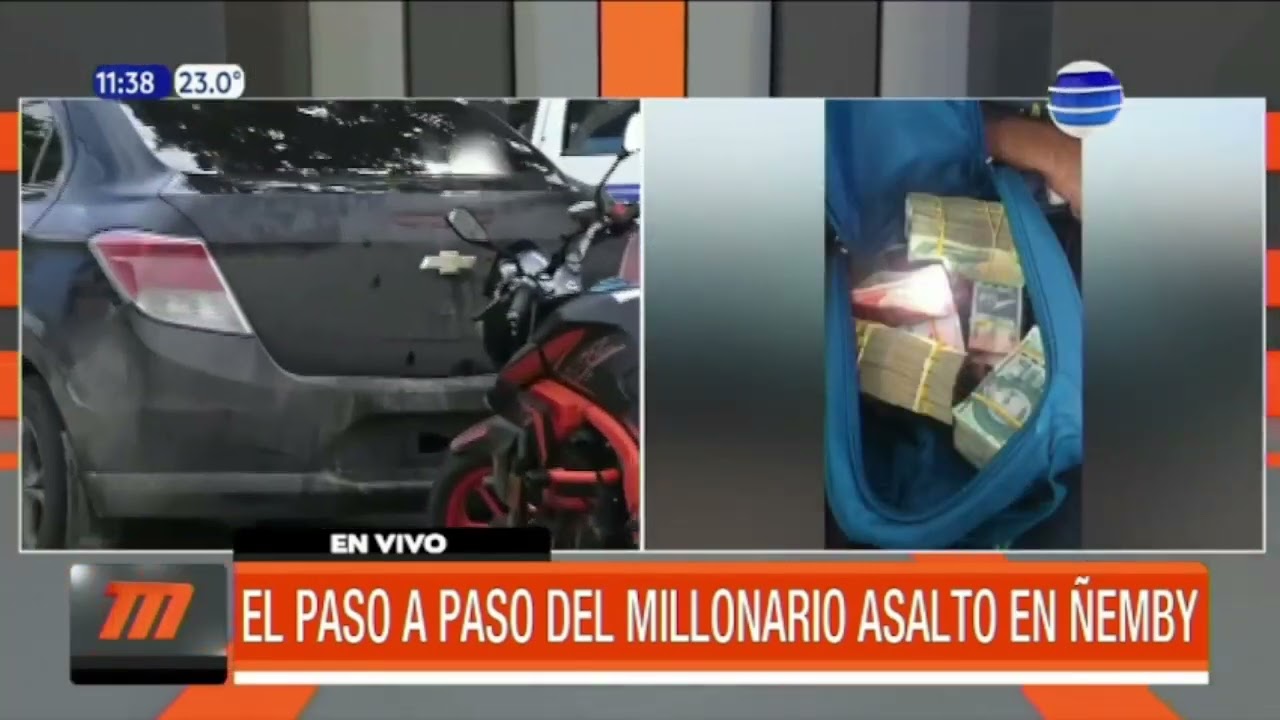 El paso a paso del millonario asalto en Ñemby