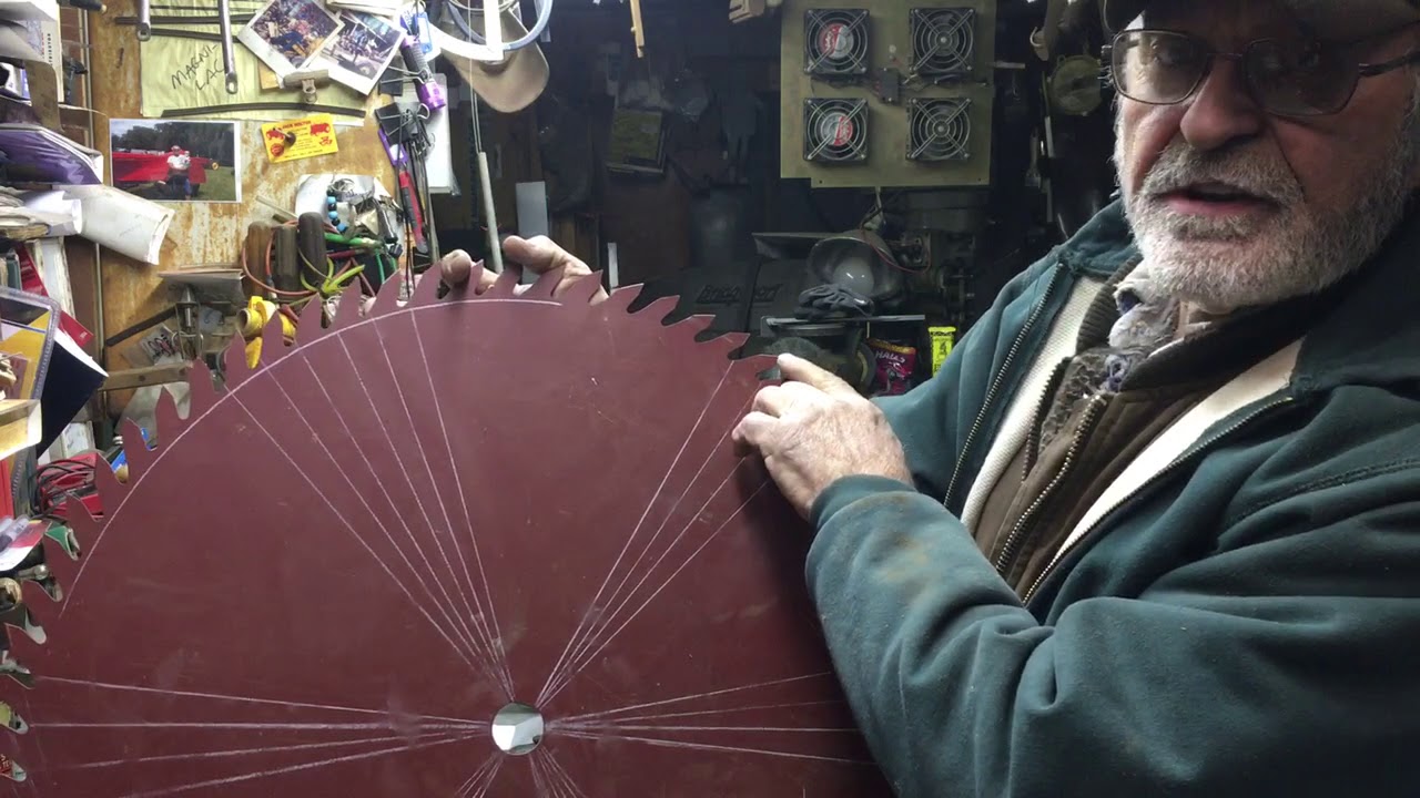 Пильное полотно Buzz Saw, подготовка к изменению формы зубов