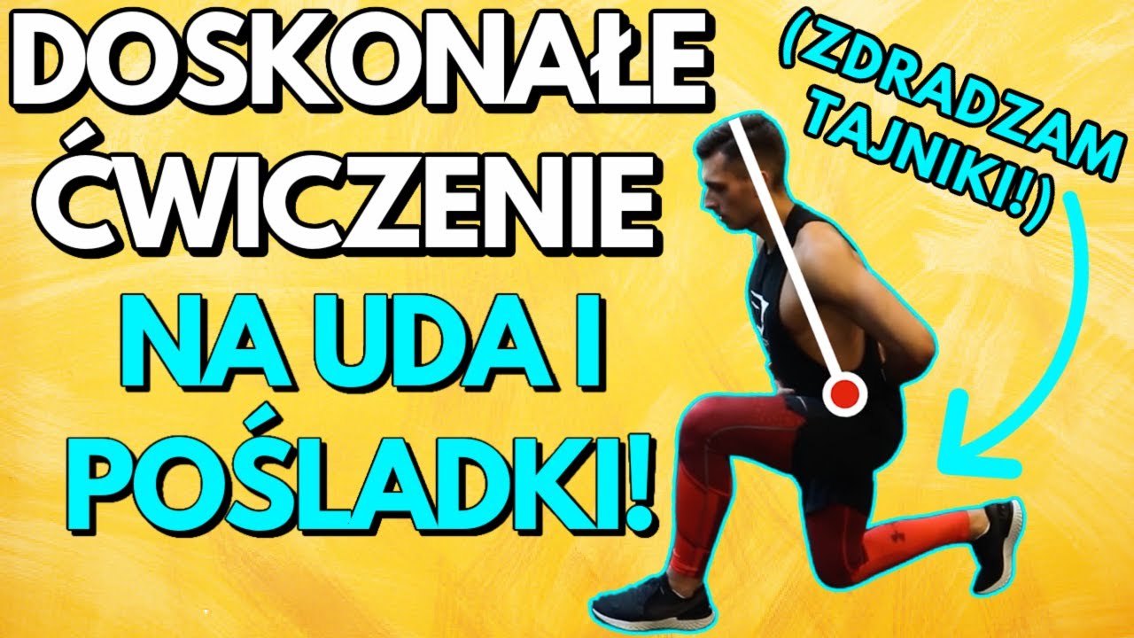 SKUTECZNE ĆWICZENIE NA UDA I POŚLADKI! JAK WYKONAĆ WYKROKI/ZAKROKI? TRENING NÓG I POŚLADKÓW W DOMU!