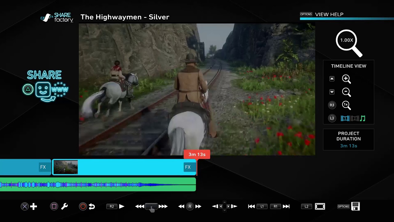 Finishing Silver Stallion Video - ShareFactory - Part 2