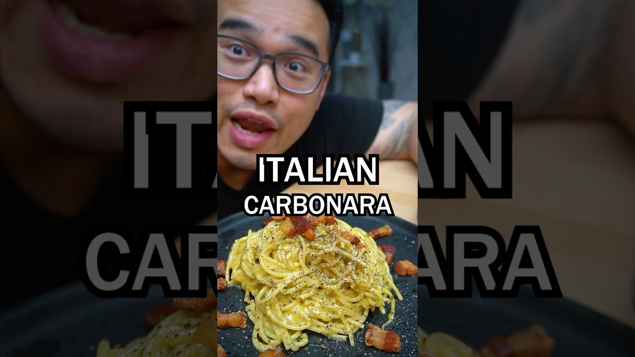 CARBONARA - Real Authentic Recipe