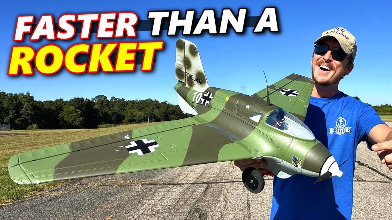 Самолет Warbird взлетает, как ракета! Durafly ME-163b