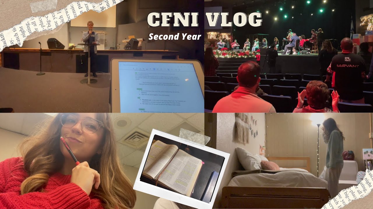 CFNI vlog | Un día de clases + work, woman’s department & YFN