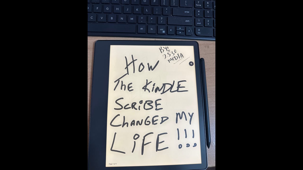 Как Kindle Scribe изменил мою жизнь