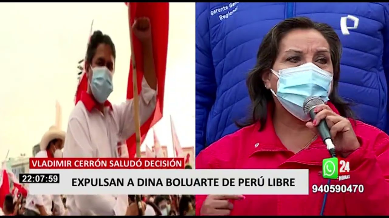Perú Libre expulsó a Dina Boluarte por declarar que “nunca abrazó los idearios del partido”