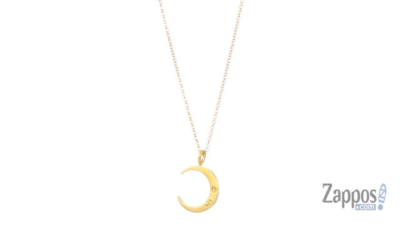 Dogeared Light Up the Sky Thin Crescent Moon Necklace SKU: 8953211