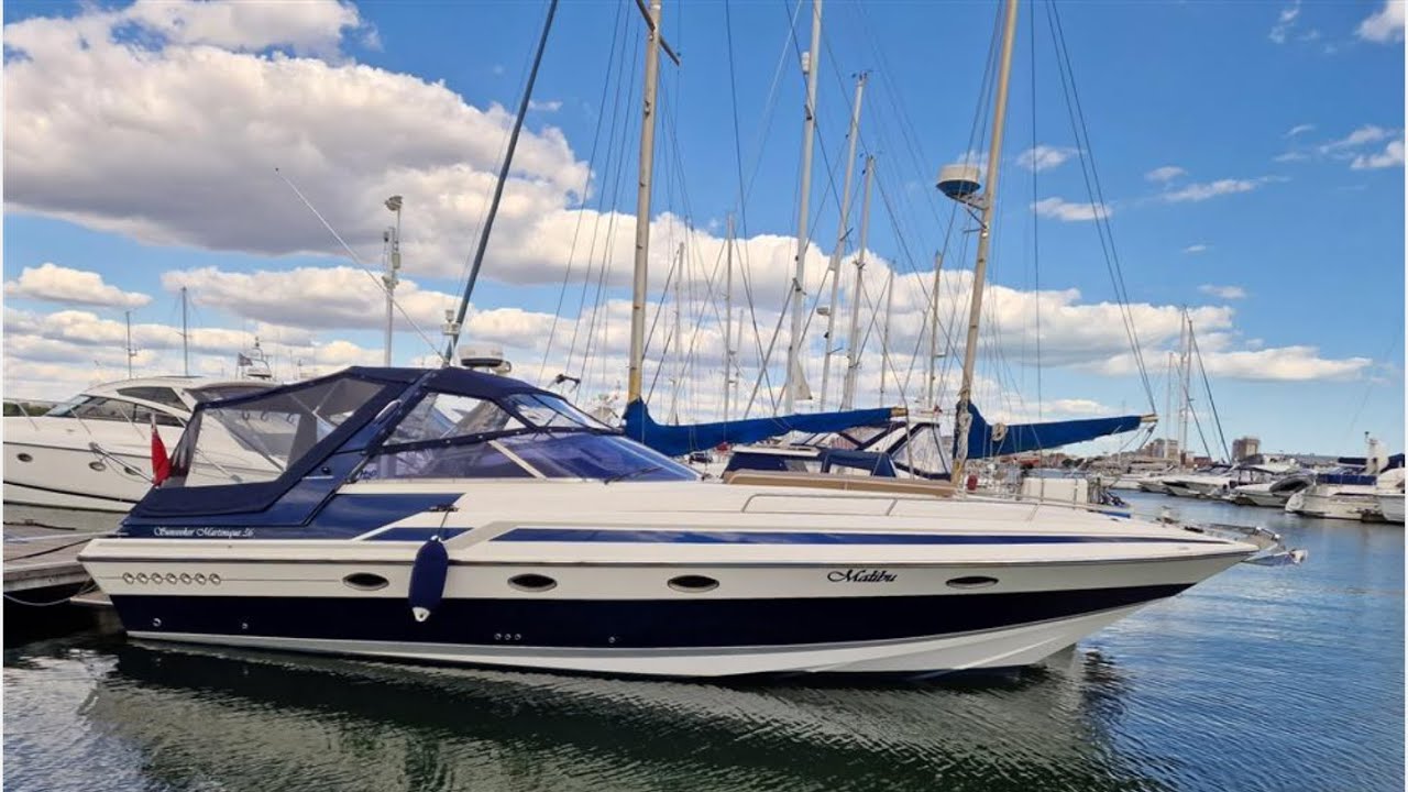 1990 Sunseeker Martinique 36 - Mailbu - Makeover Re-Visit -  £75,995