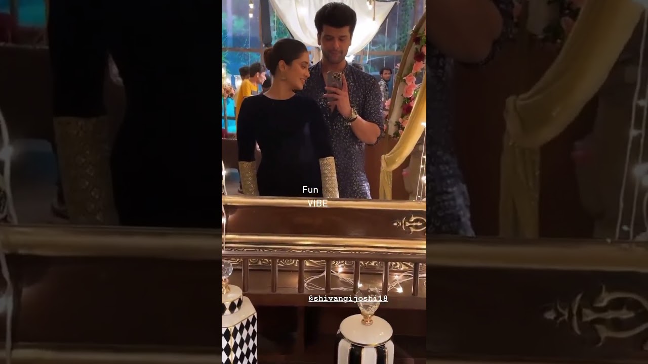 #Barsatein Mausam Pyaar Ka - Behind the Scenes | #shivangijoshi #kushaltondon #bts #fun #reels