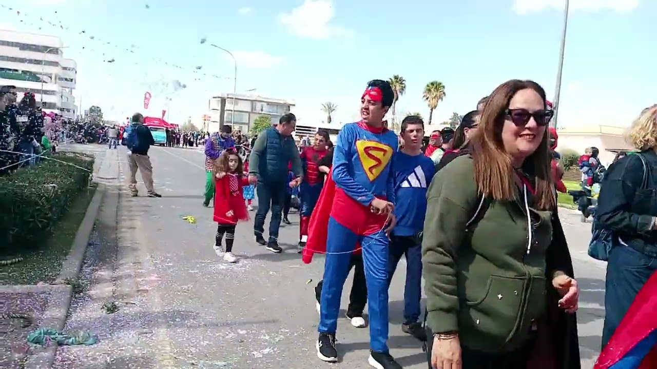 opening of the parade  Aglantzia carnavalli 2026 cyprus