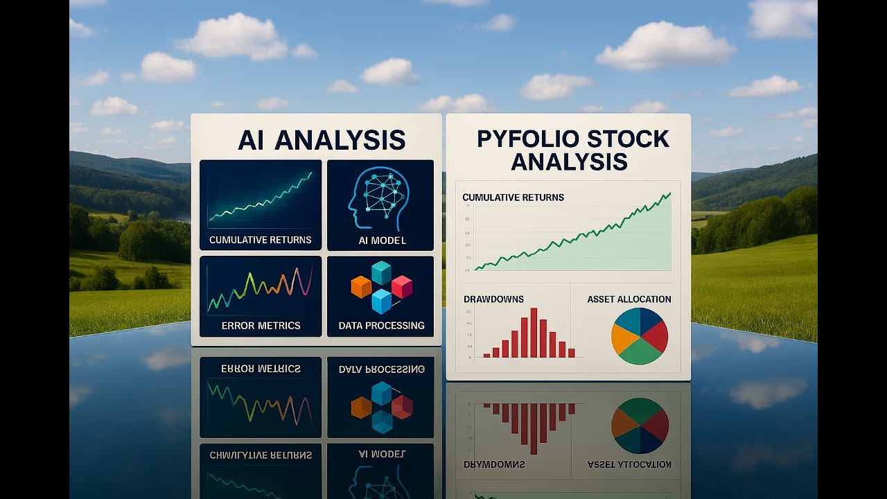Analyze Stock data with Pyfolio and create a SlideDeck using Google Gemini Canvas
