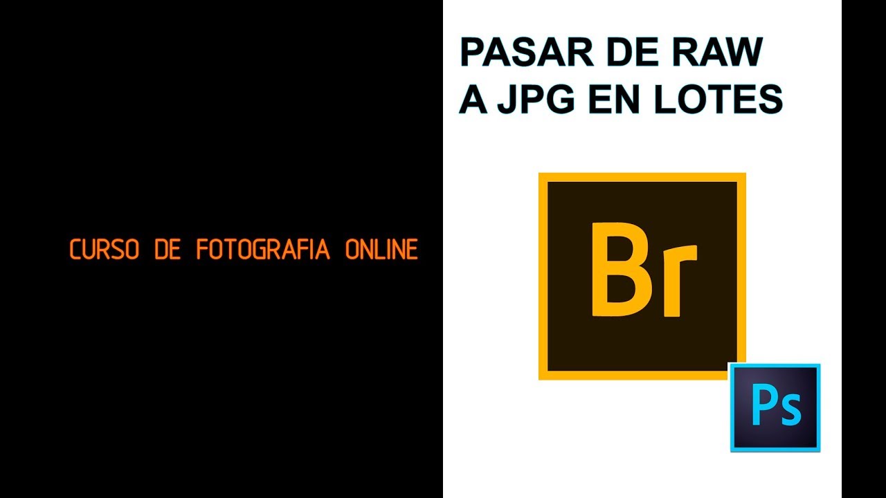 07 Pasa tus RAW a JPG en lote